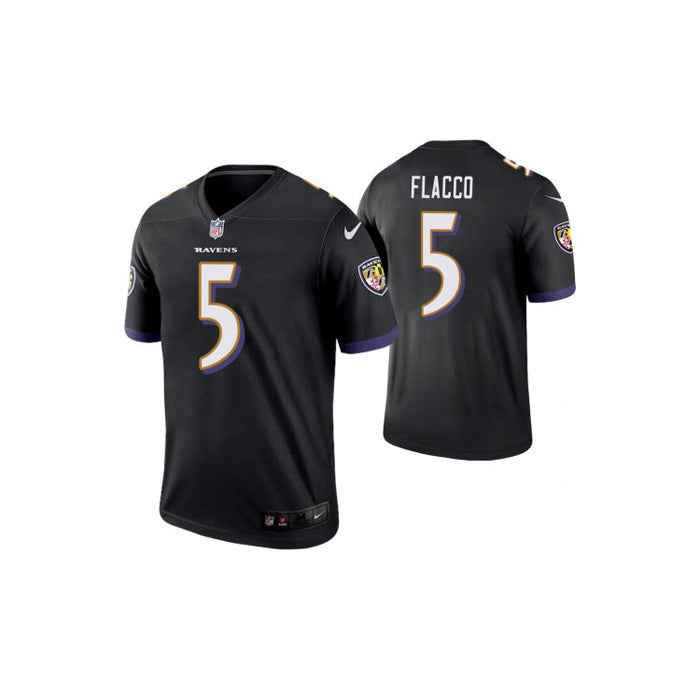 Men's Baltimore Ravens Joe Flacco Legend Jersey - Black - vstockx