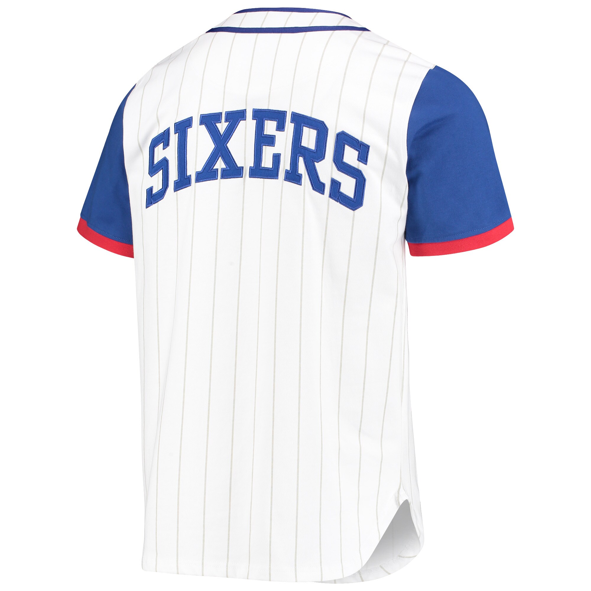 Philadelphia 76ers Starter Scout Baseball Fashion Jersey - White - vstockx