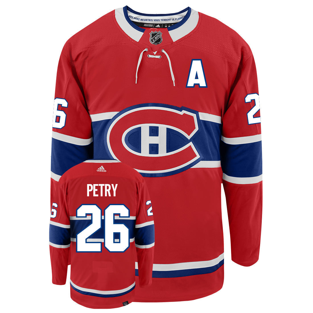 Jeff Petry Montreal Canadiens Adidas Primegreen Authentic NHL Hockey Jersey - vstockx