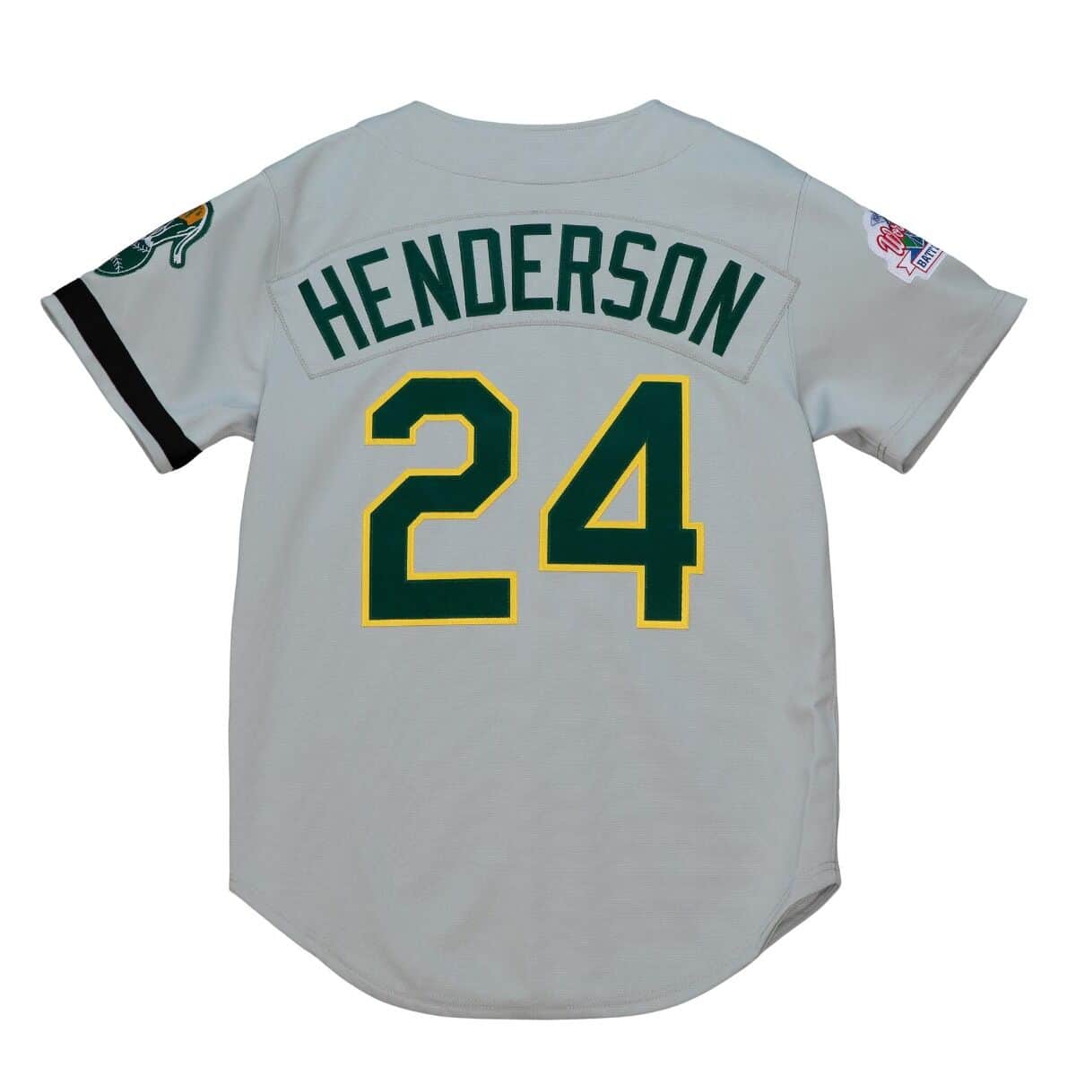 Authentic Jersey Oakland Athletics Road World Series 1989 Rickey Henderson - vstockx