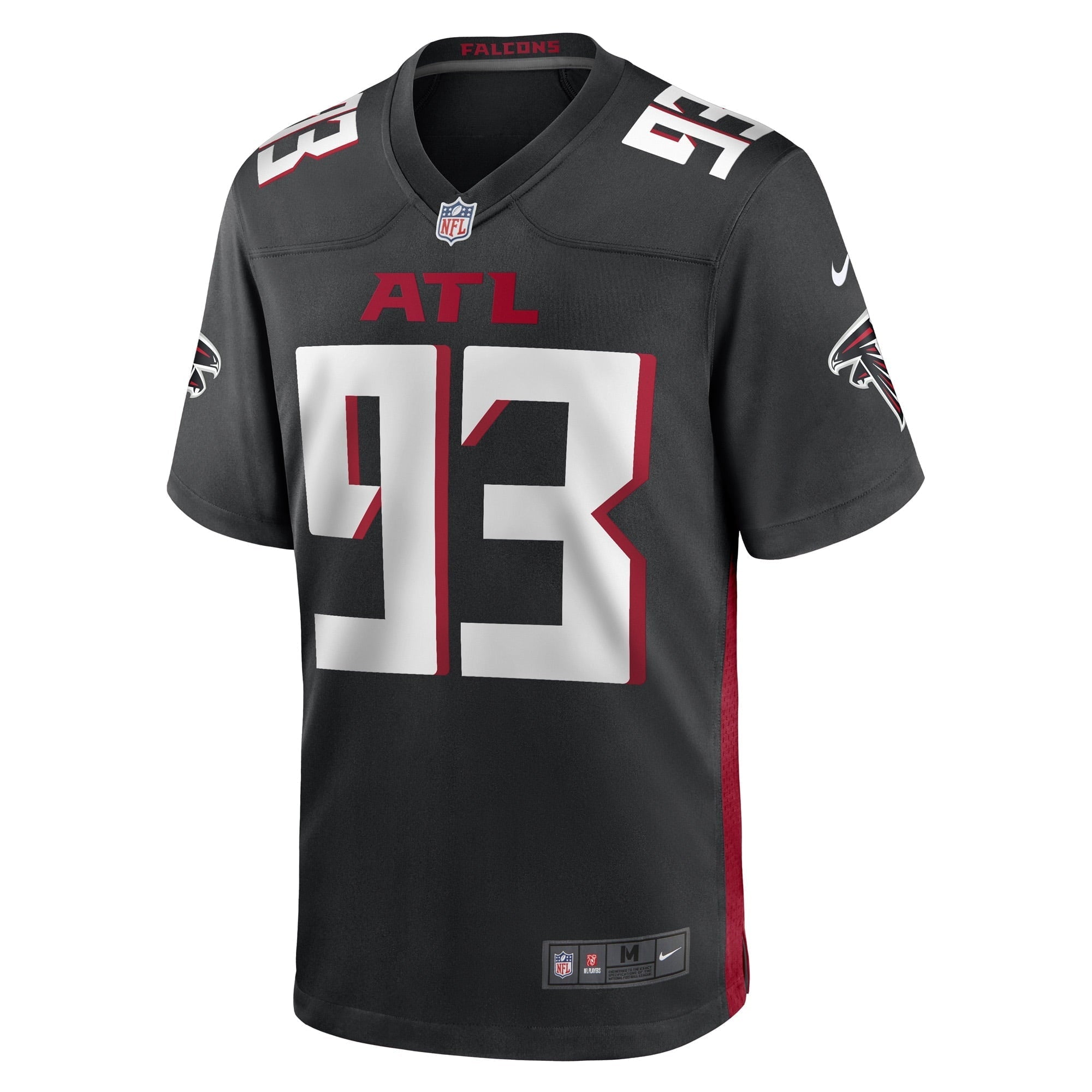 Men's Nike Black Atlanta Falcons Timmy Horne Game Player Jersey - vstockx