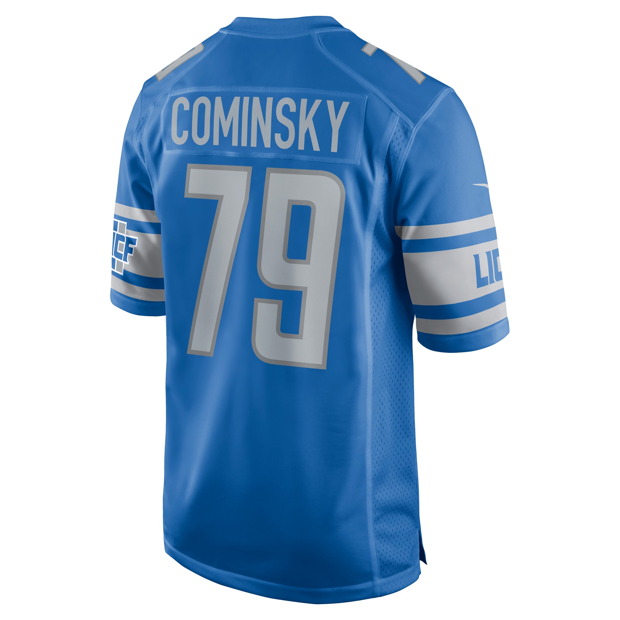 John Cominsky Detroit Lions Nike Player Game Jersey - Blue - vstockx