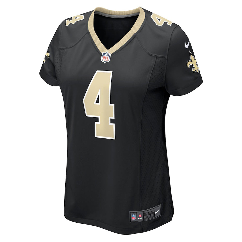 Women's New Orleans Saints Derek Carr Game Jersey - Black - vstockx