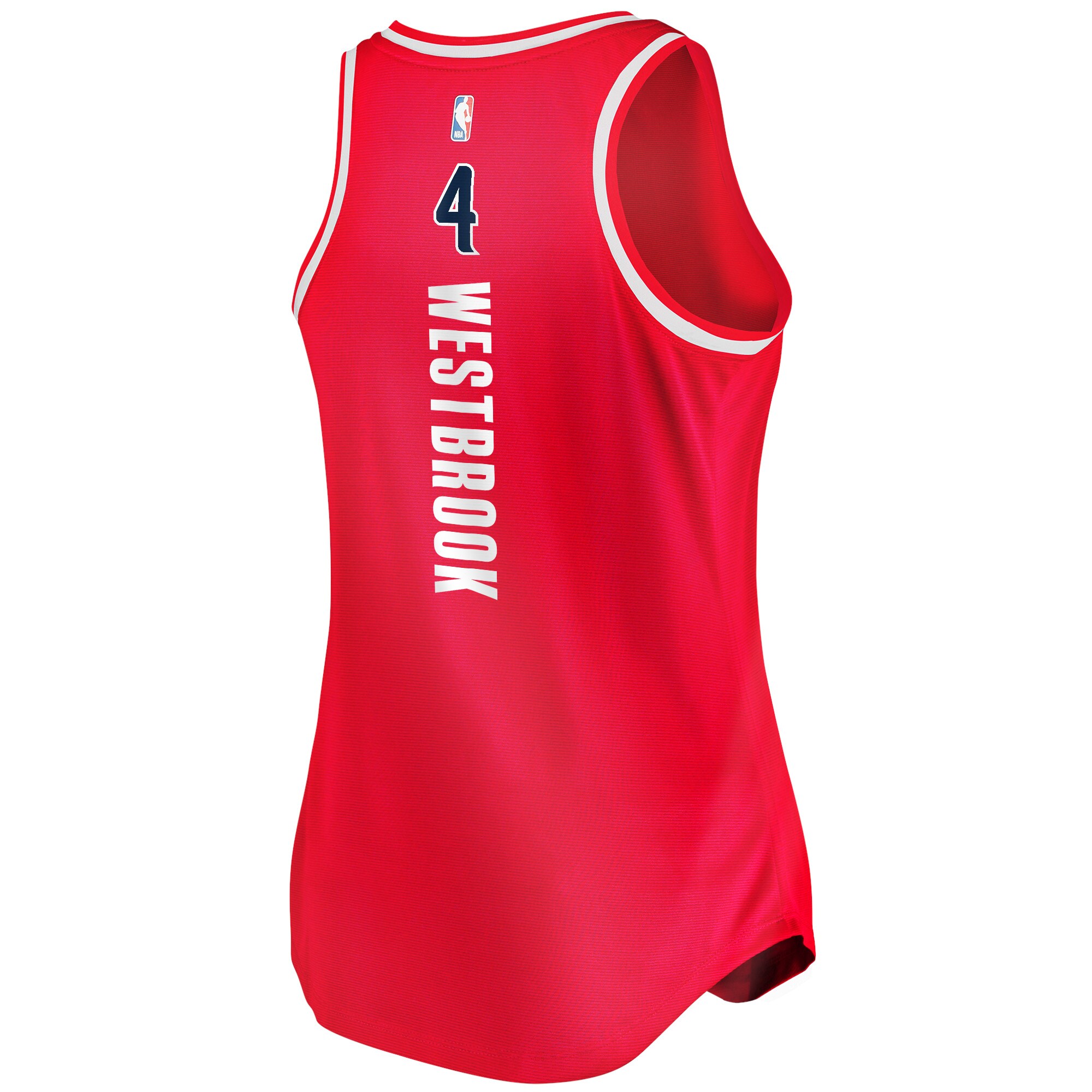 Russell Westbrook Washington Wizards Fanatics Branded Women's 2020/21 Fast Break Tank Jersey - Icon Edition - Red - vstockx