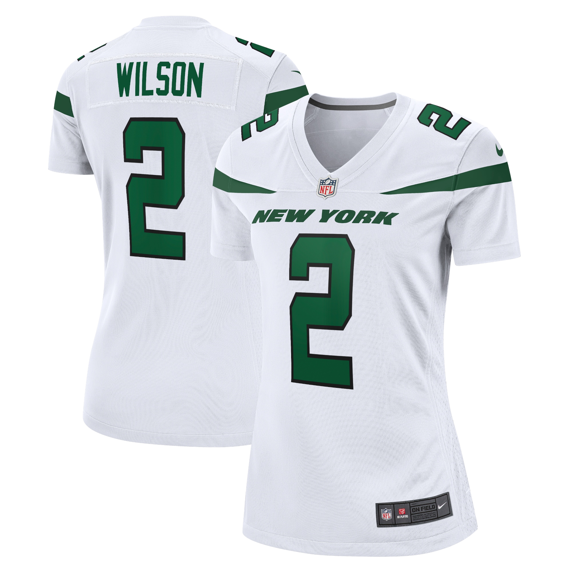 Zach Wilson New York Jets Nike Women's Player Jersey - White - vstockx