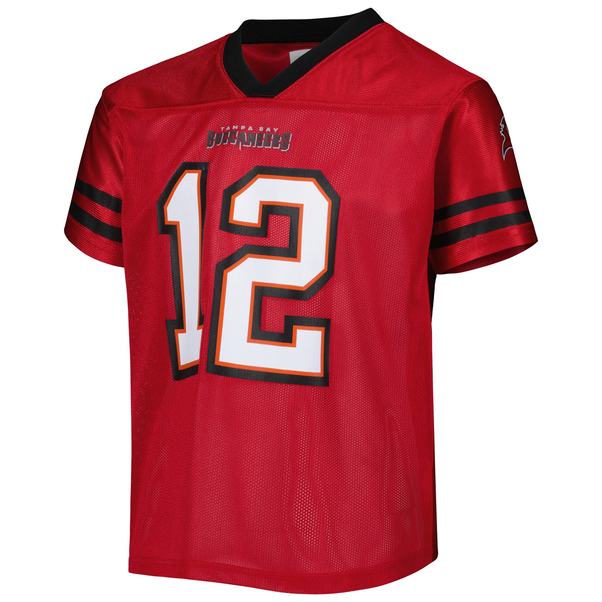 Youth Tom Brady Red Tampa Bay Buccaneers Player Jersey - vstockx