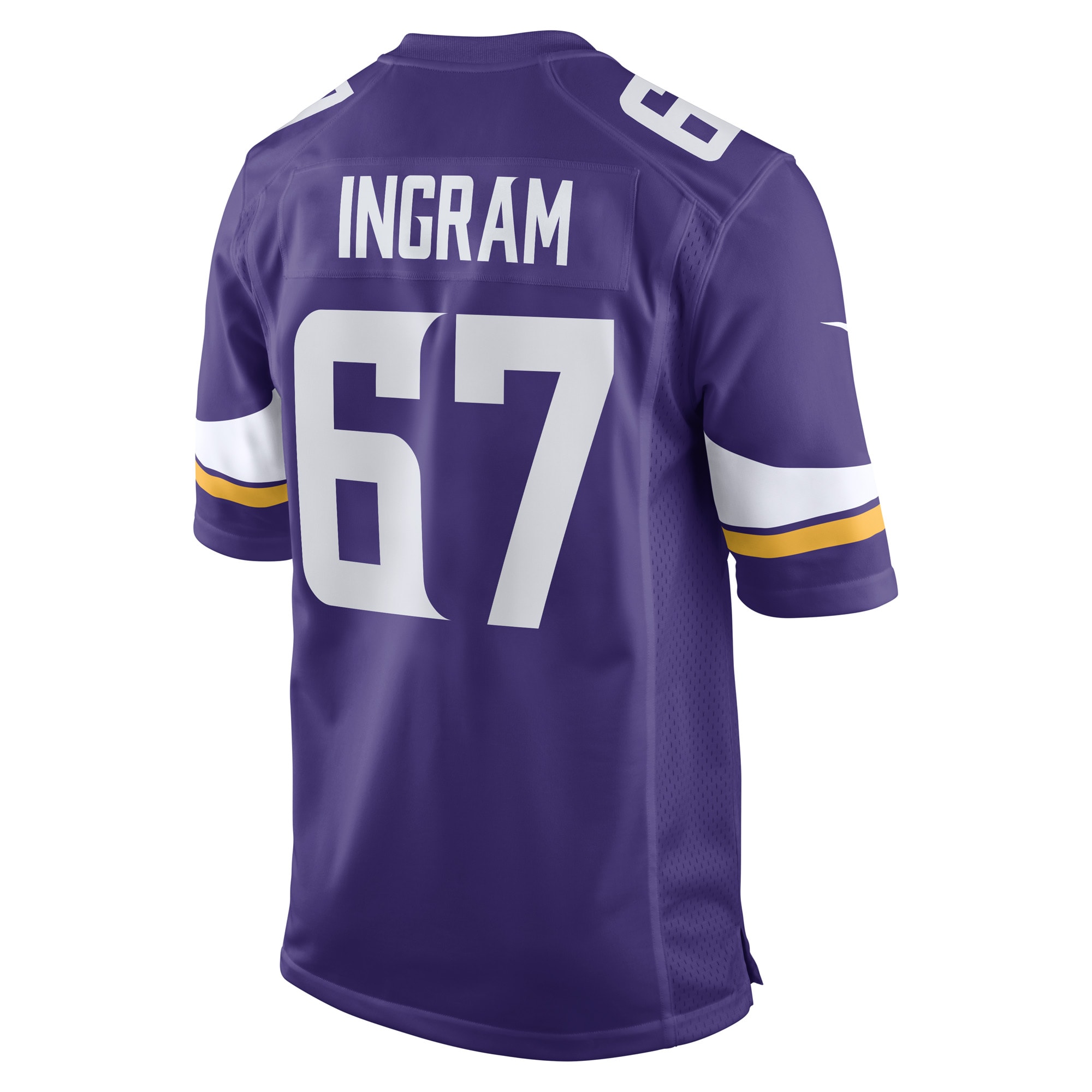 Ed Ingram Minnesota Vikings Nike Game Player Jersey - Purple - vstockx