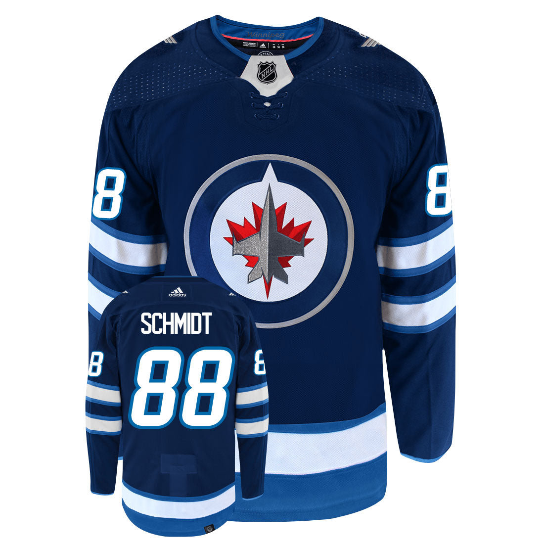 Nate Schmidt Winnipeg Jets Adidas Primegreen Authentic NHL Hockey Jersey - vstockx