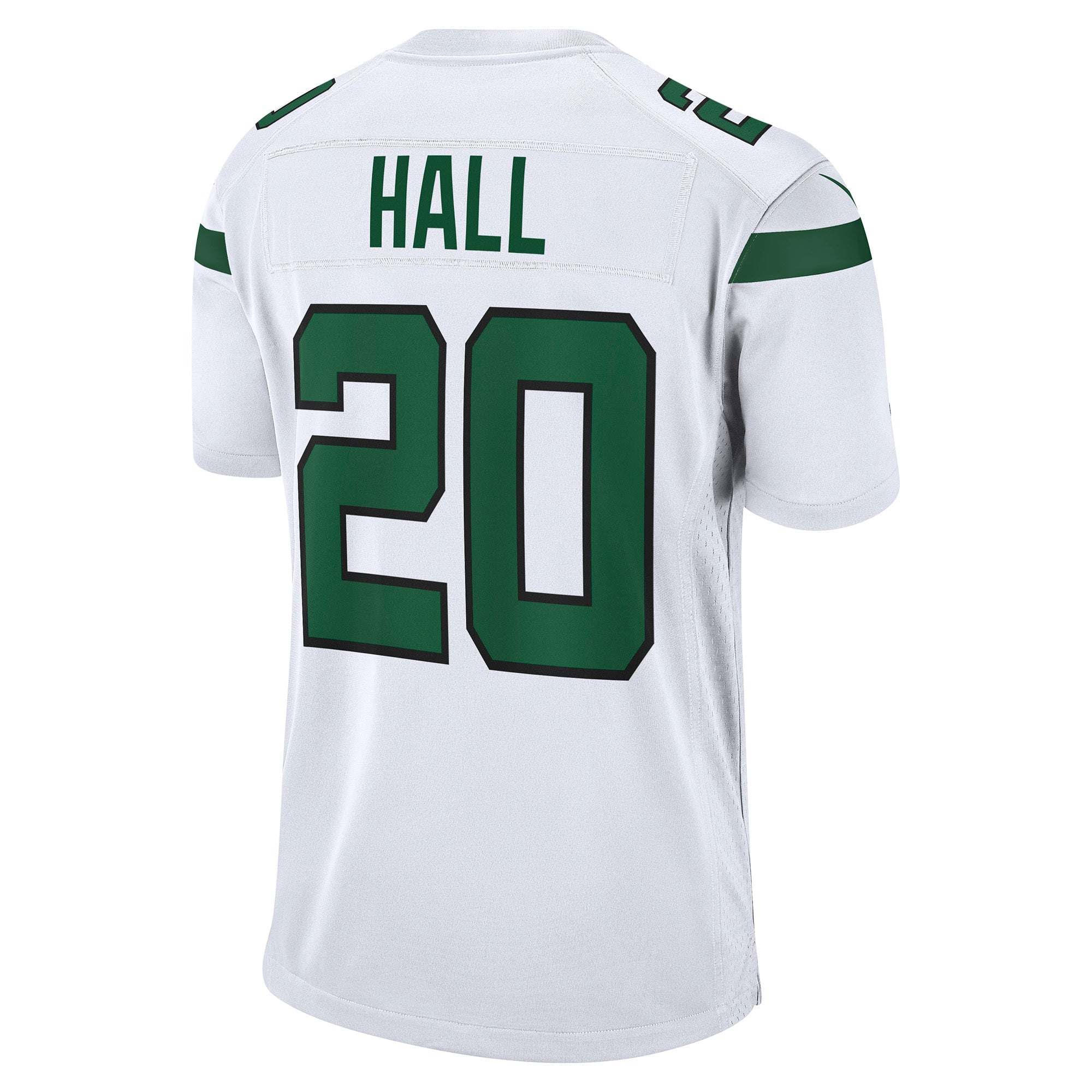 Men's Nike Breece Hall White New York Jets Away Game Player Jersey - vstockx