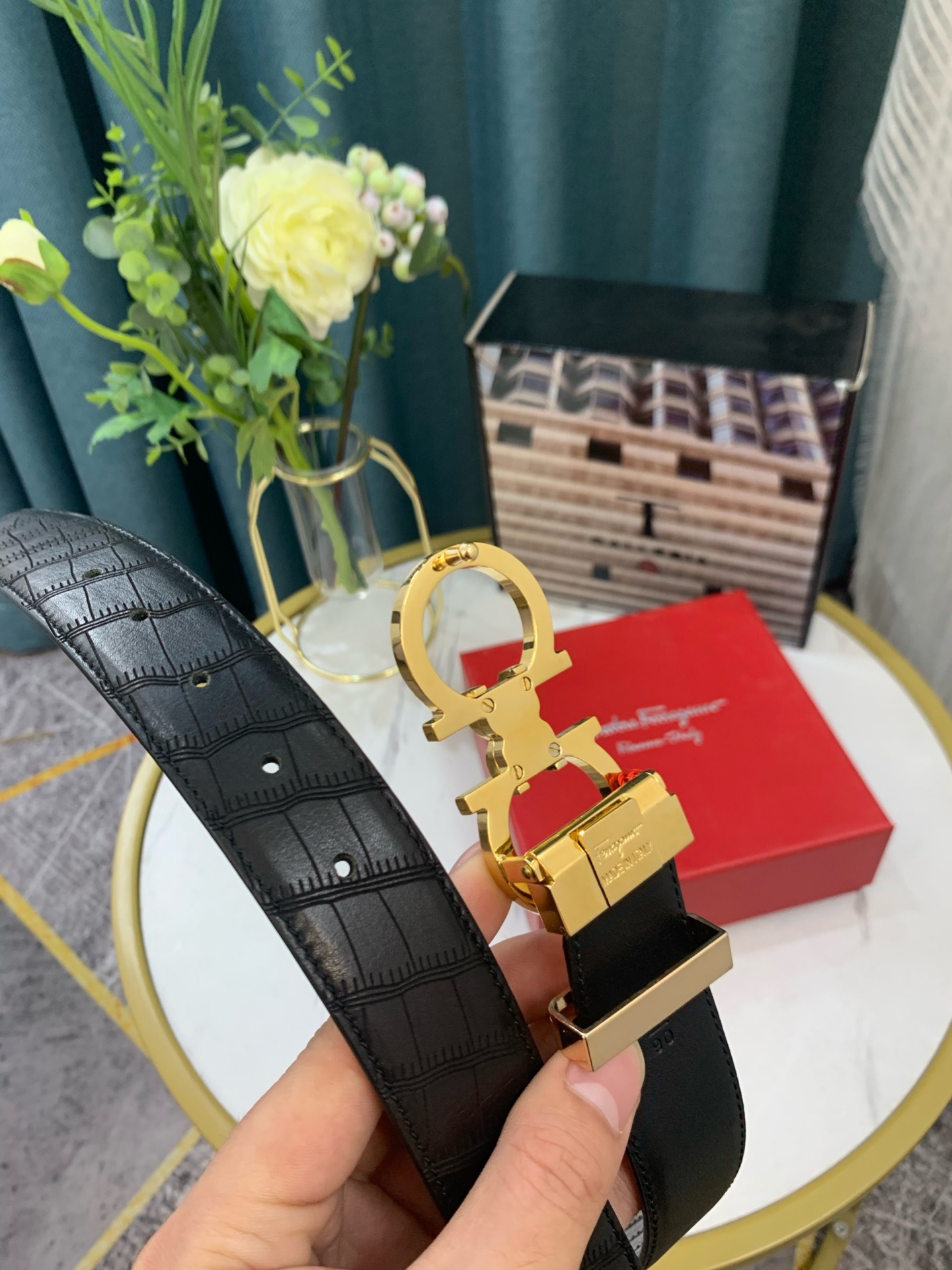 Streetwear Belt Ferragamo 319115 size:3.5cm - vstockx