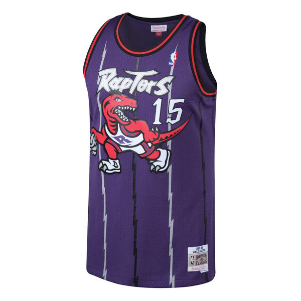 Men's Vince Carter Toronto Raptors Mitchell & Ness 1998-99 Hardwood Classics Swingman Jersey - Purple - vstockx