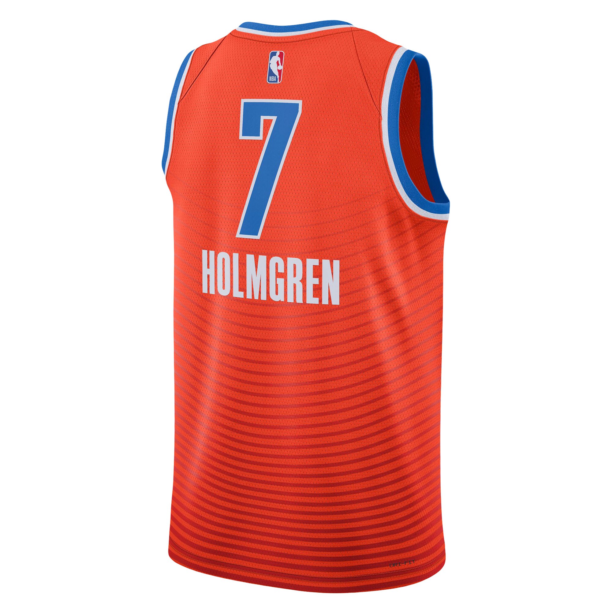 Chet Holmgren Oklahoma City Thunder Jordans Brand Unisex Swingman Jersey - Statement Edition - Orange - vstockx