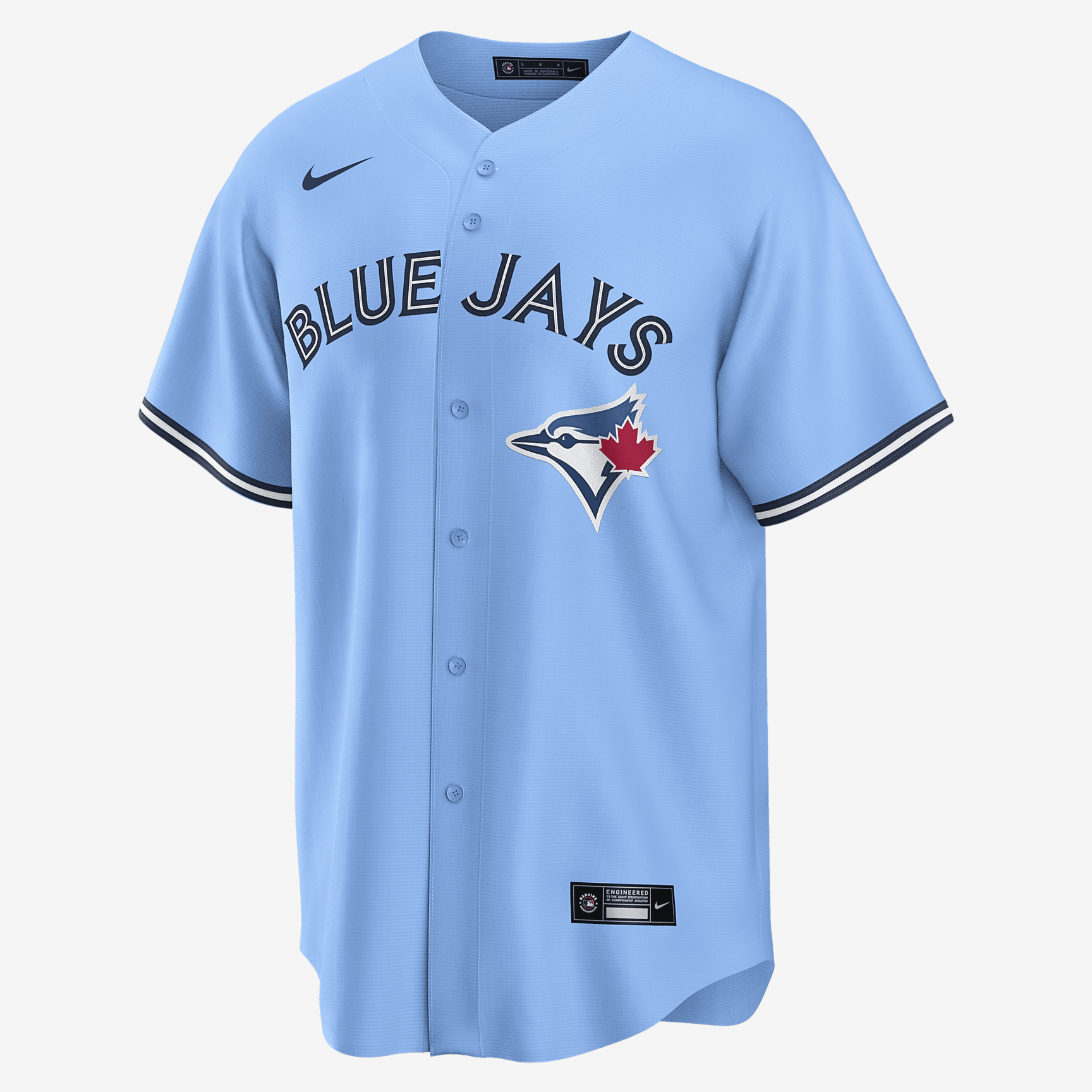 MLB Toronto Blue Jays (Bo Bichette) Men's Replica Baseball Jersey - Powder Blue - vstockx