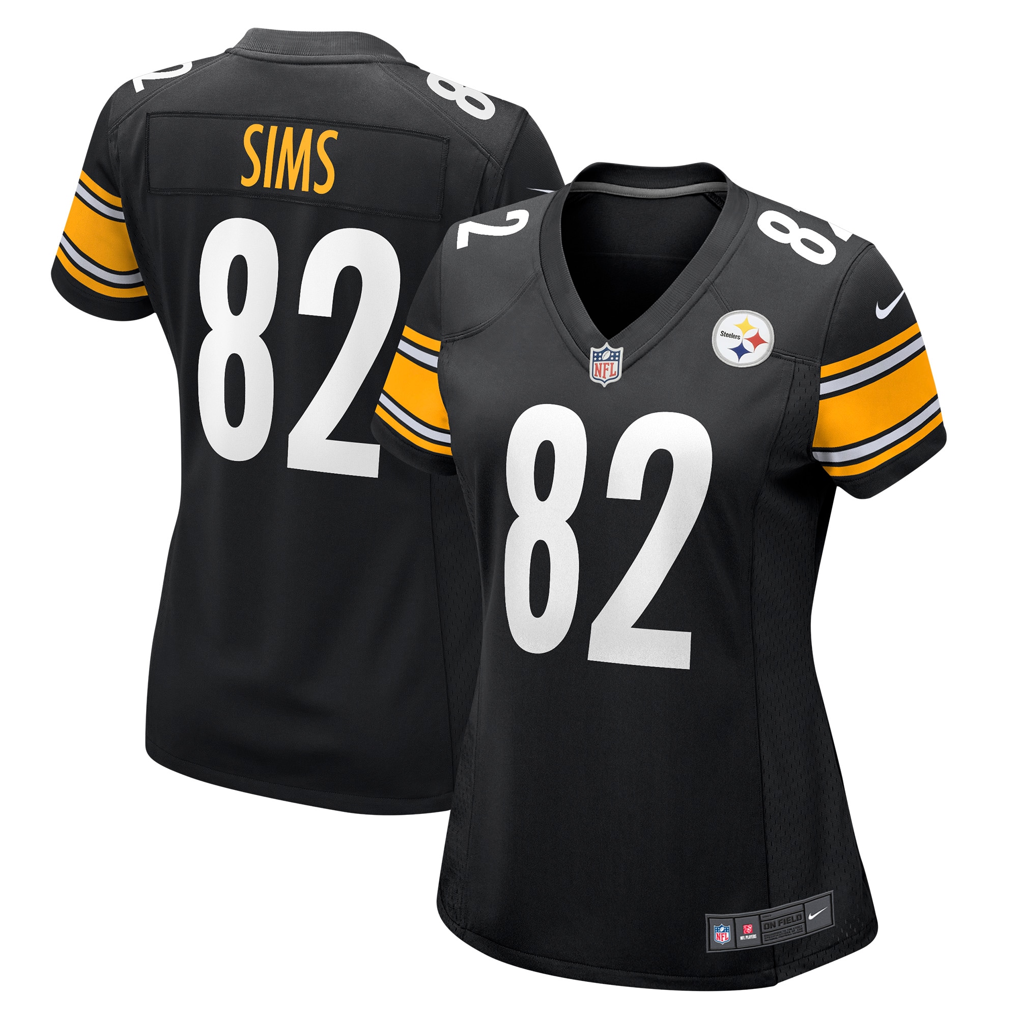 Steven Sims Pittsburgh Steelers Nike Women's Game Jersey - Black - vstockx