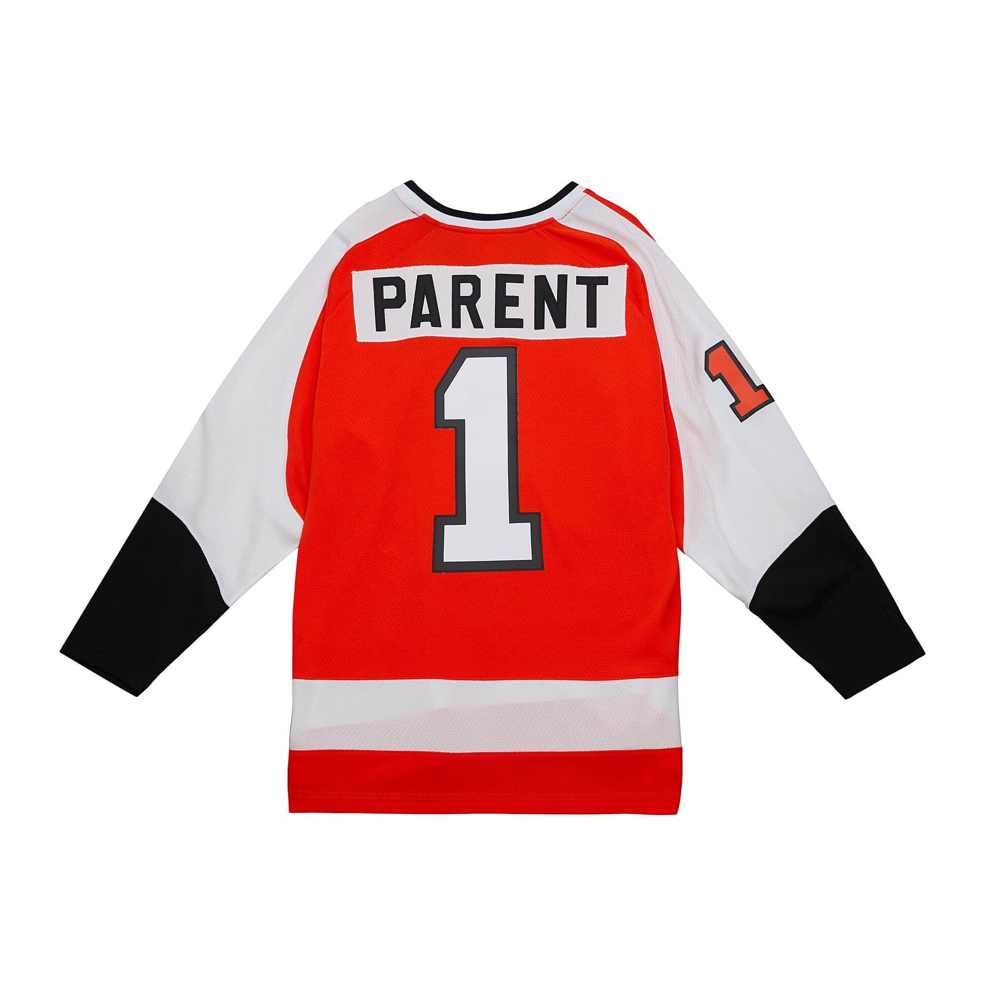 Blue Line Bernie Parent Philadelphia Flyers 1974 Jersey - vstockx