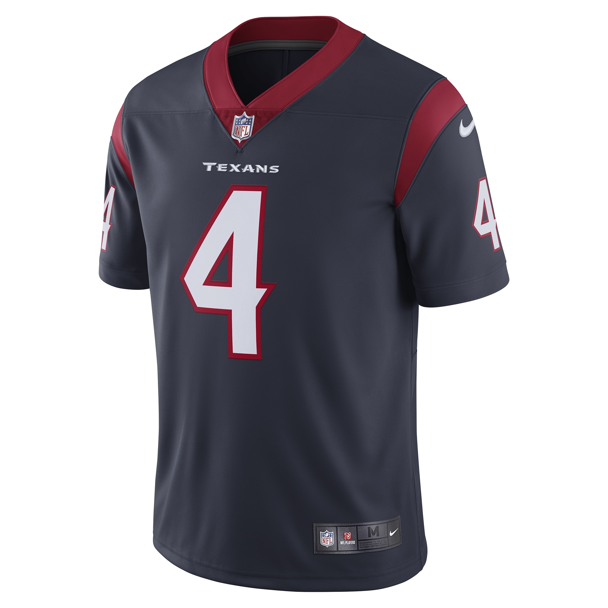 Deshaun Watson Houston Texans Nike Vapor Limited Jersey - Navy - vstockx