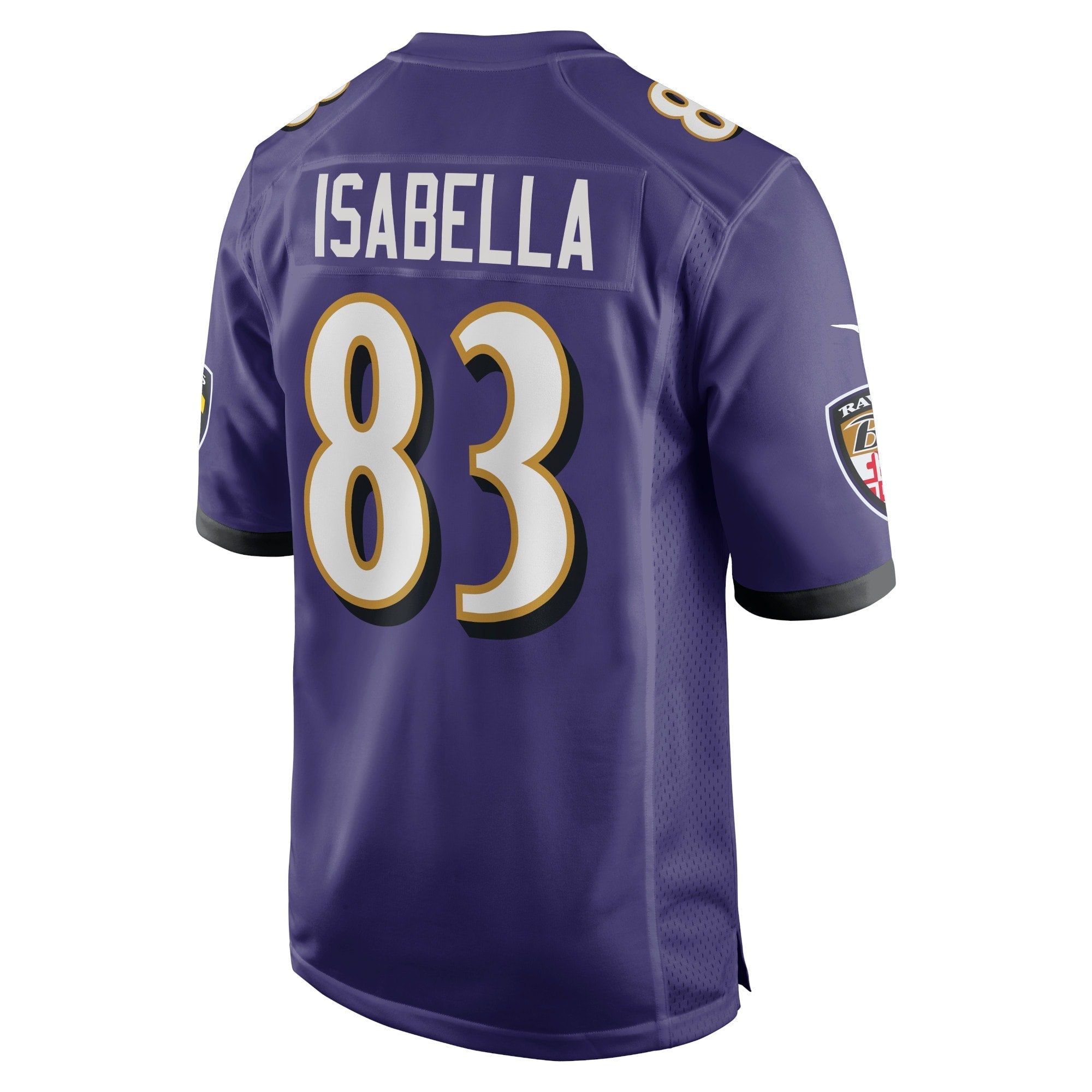Men's Nike Andy Isabella Purple Baltimore Ravens Home Game Player Jersey - vstockx