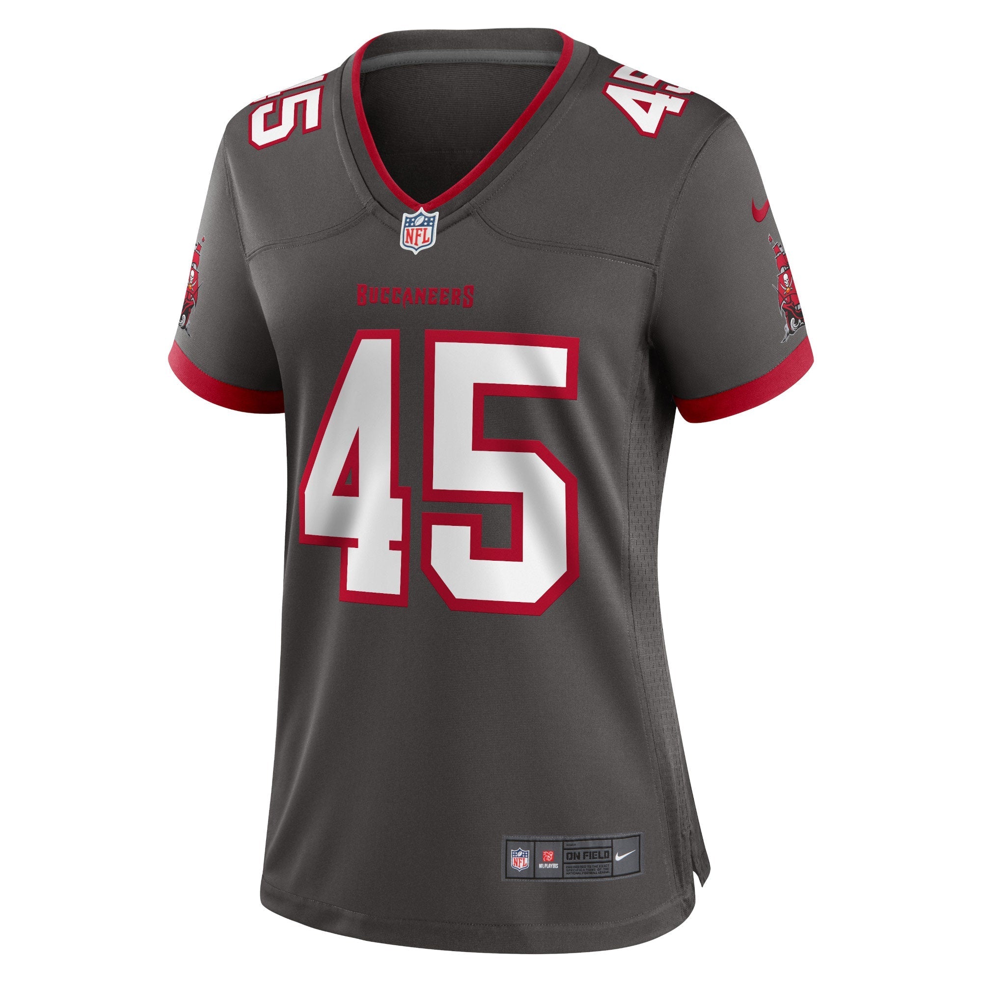 Women's Nike Devin White Pewter Tampa Bay Buccaneers Game Jersey - vstockx