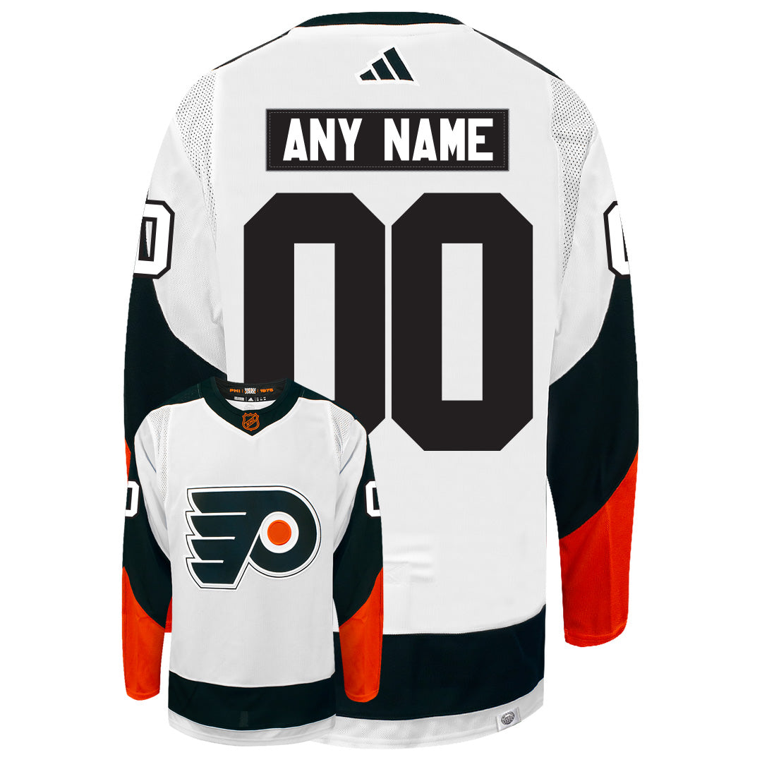 Customizable Philadelphia Flyers Adidas 2022 Primegreen Reverse Retro Authentic NHL Hockey Jersey - vstockx