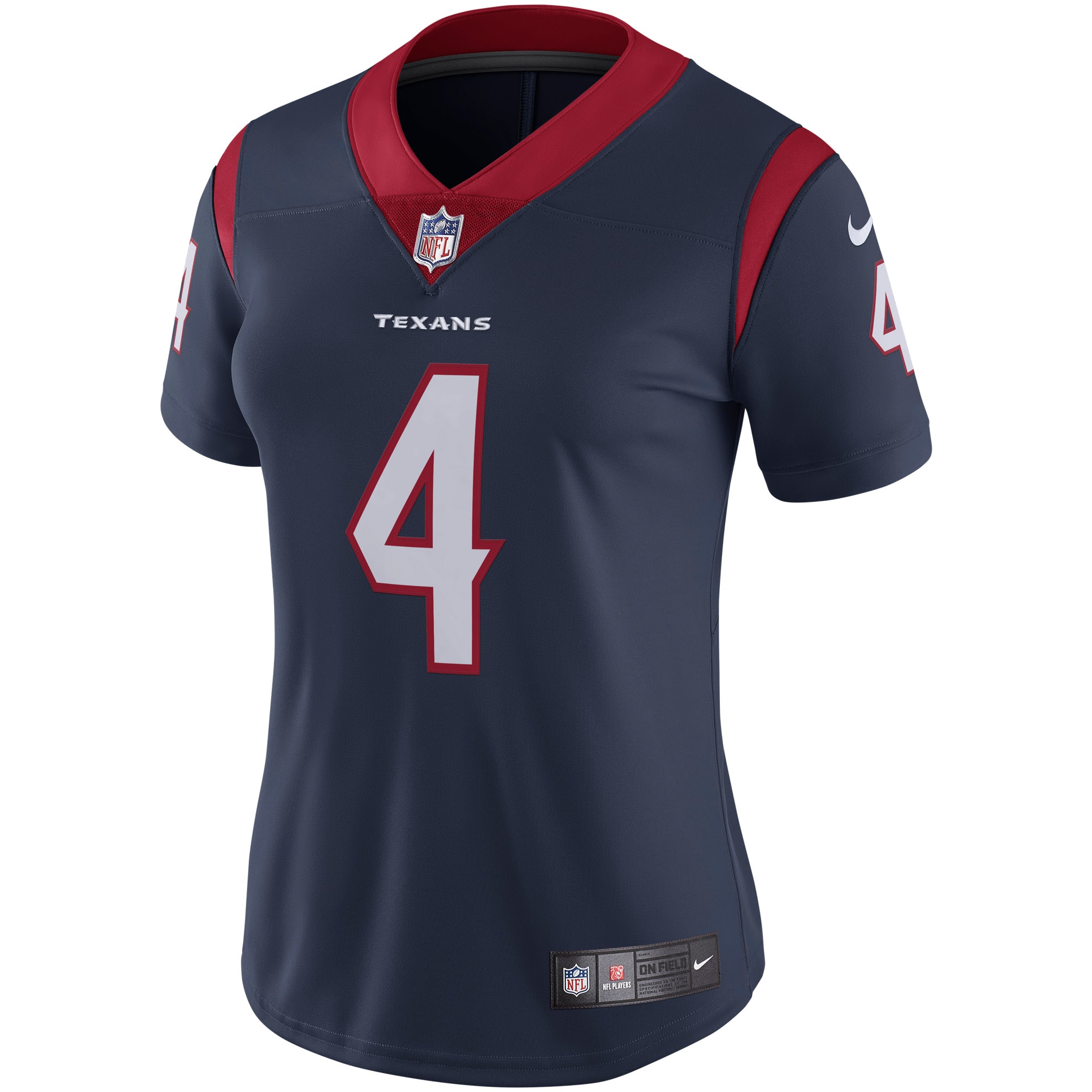 Deshaun Watson Houston Texans Nike Women's Vapor Untouchable Limited Jersey - Navy - vstockx