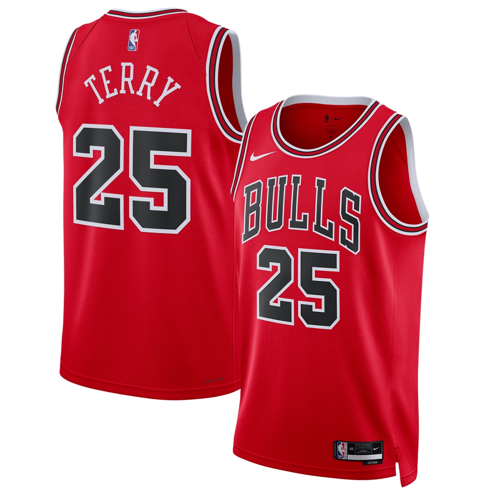 Dalen Terry Chicago Bulls Nike Unisex 2022 NBA Draft First Round Pick Swingman Jersey - Icon Edition - Red - vstockx