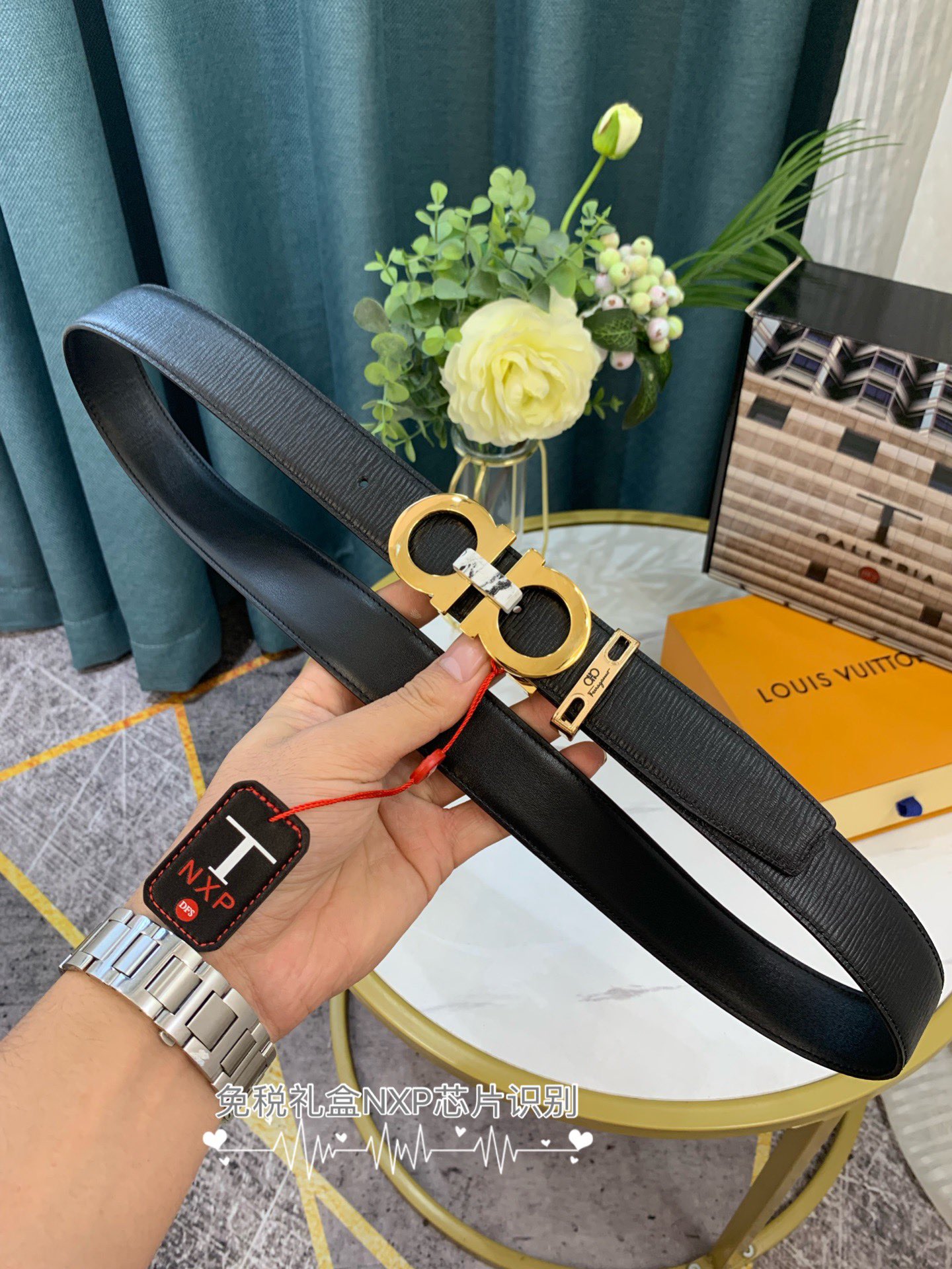Streetwear Belt Ferragamo 319158 size:3.5cm - vstockx