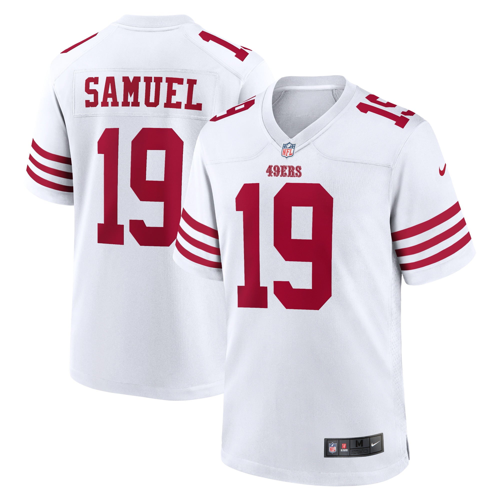Men's Nike Deebo Samuel White San Francisco 49ers Player Game Jersey - vstockx
