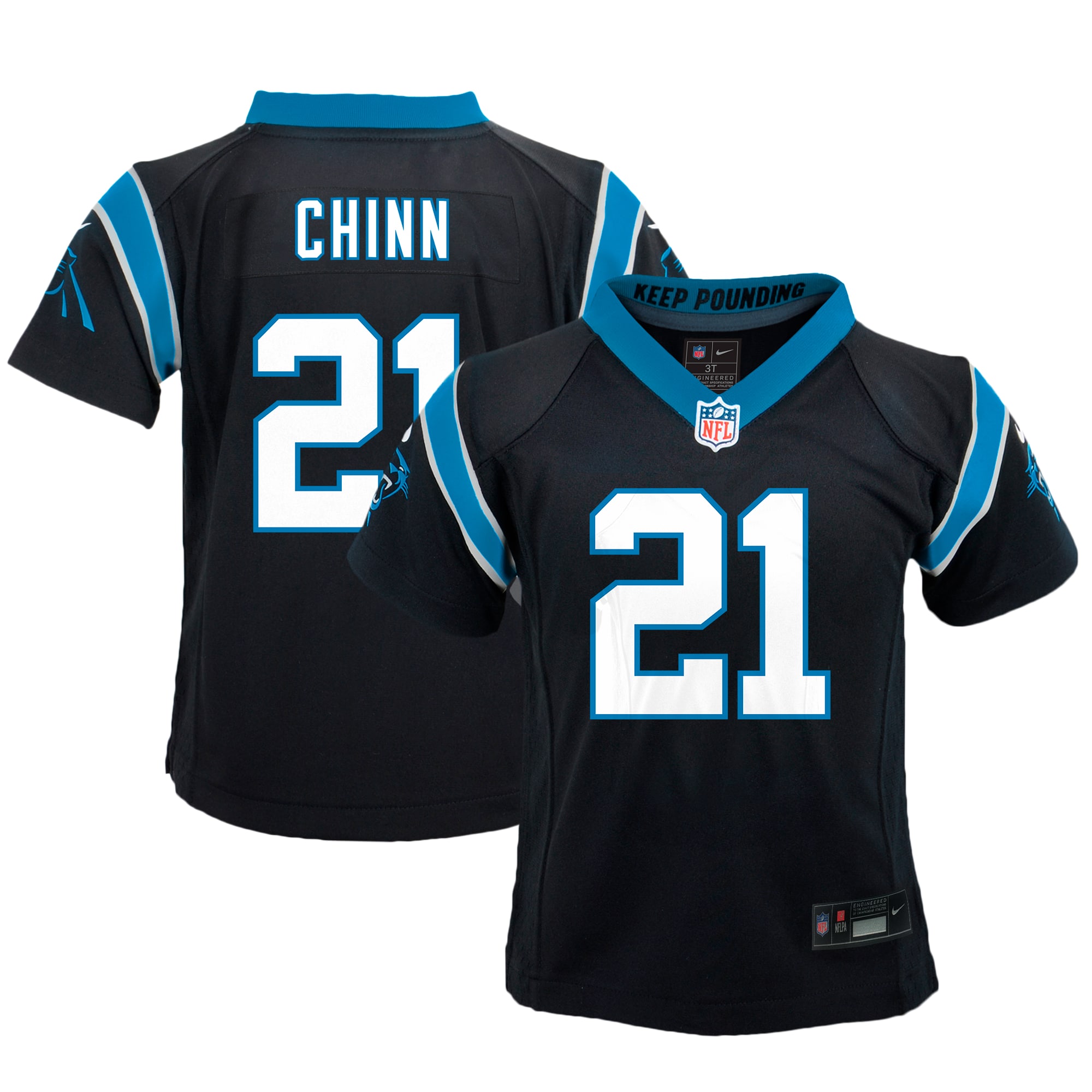 Jeremy Chinn Carolina Panthers Nike Infant Game Jersey - Black - vstockx