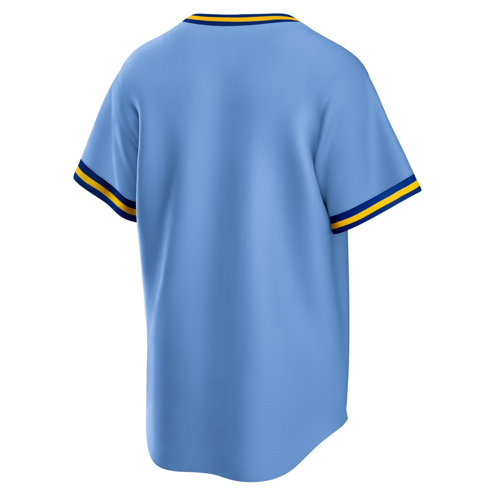 Men's Nike Powder Blue Milwaukee Brewers Road Cooperstown Collection Team Jersey - vstockx