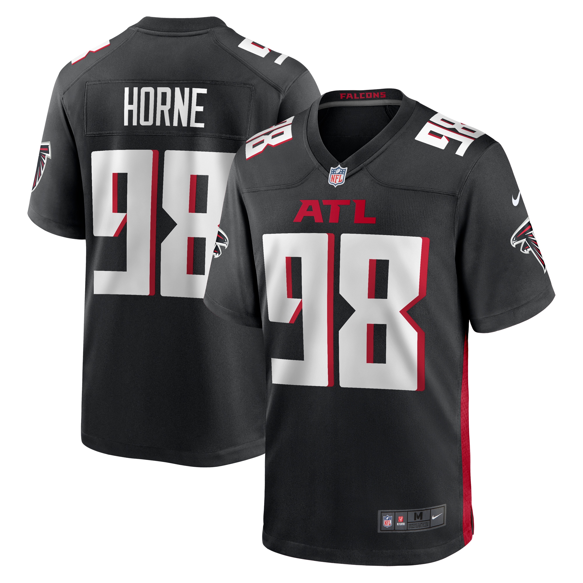 Timmy Horne Atlanta Falcons Nike Game Player Jersey - { Black - vstockx