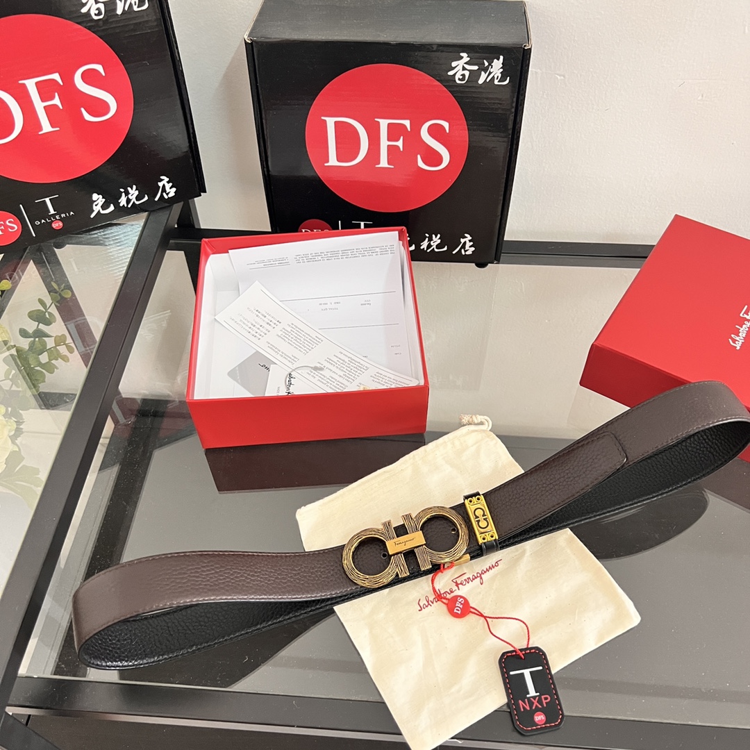 Streetwear Belt Ferragamo 320158 size:3.5cm - vstockx