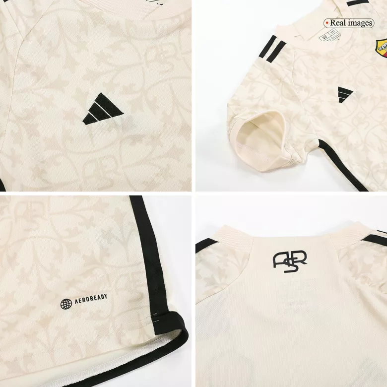 Roma Away Kids Soccer Jerseys Kit 2023/24 - vstockx