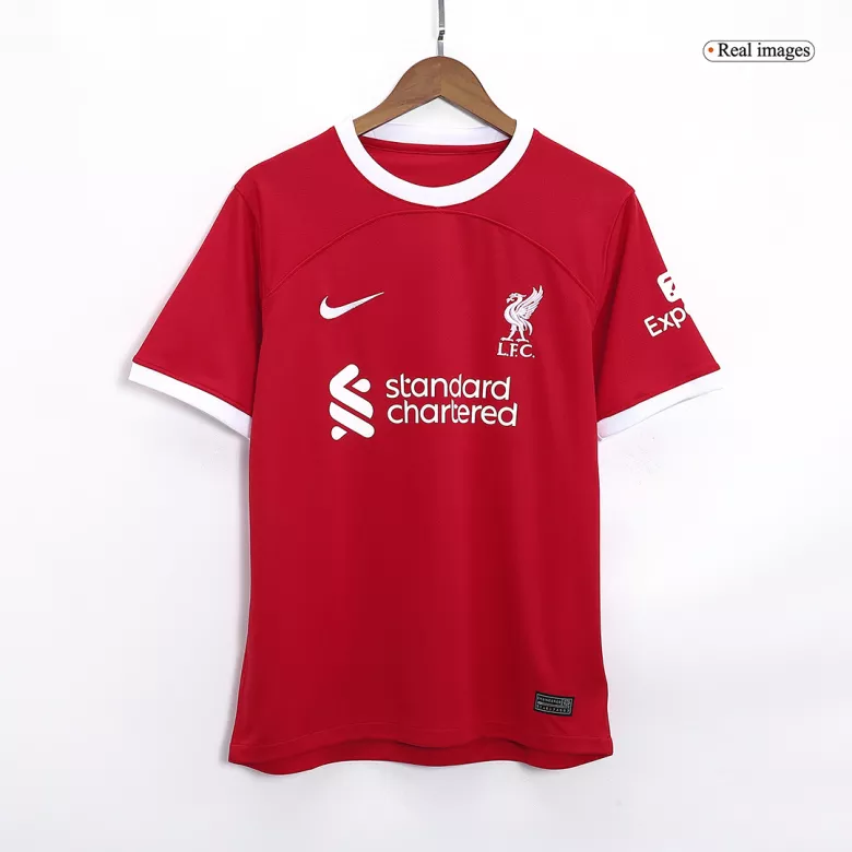 VIRGIL #4 Liverpool Home Soccer Jersey 2023/24 - vstockx