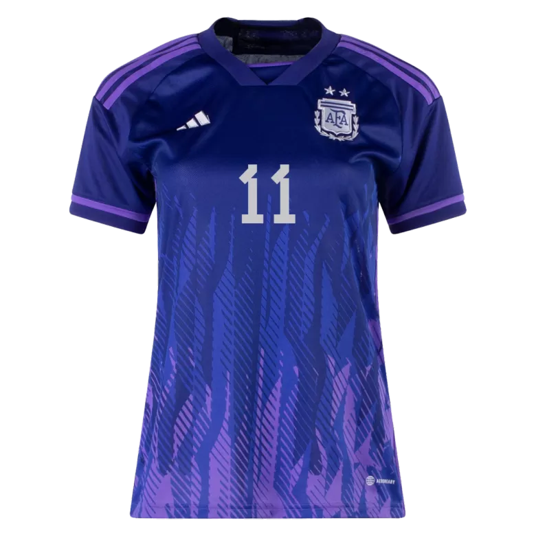 DI MARIA #11 Argentina Away Jersey World Cup 2022 Women - vstockx