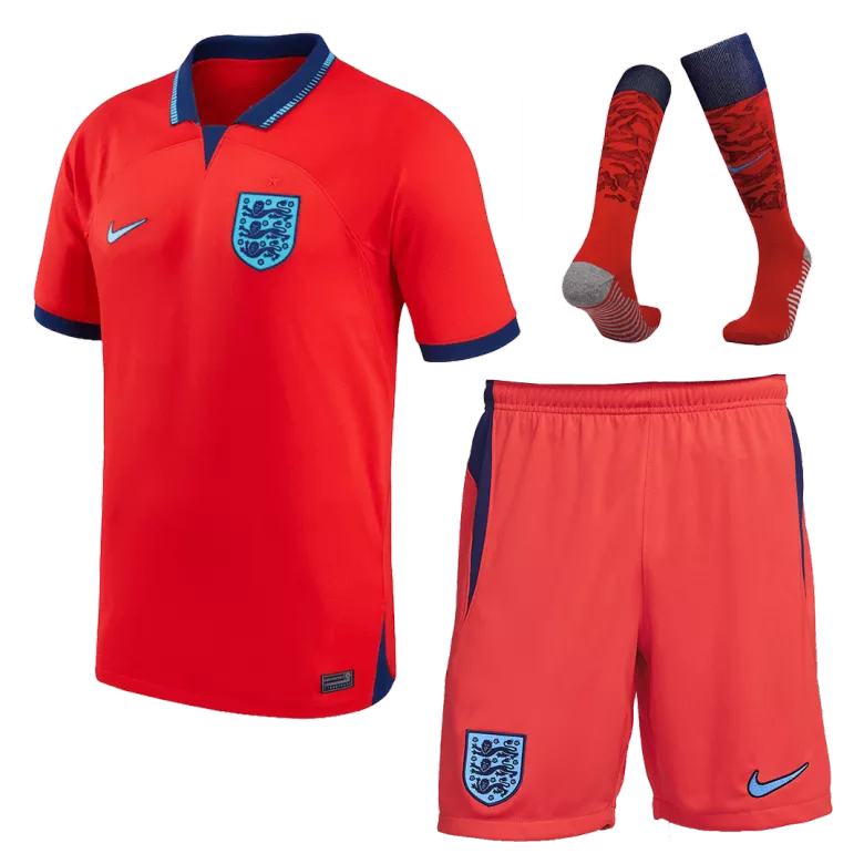 England Away World Cup Jerseys Full Kit 2022 - vstockx