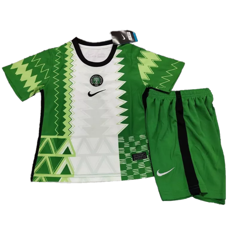 Nigeria Home Kids Soccer Jerseys Kit 2020 - vstockx