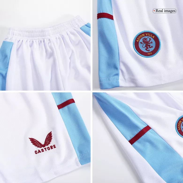 Aston Villa Home Kids Soccer Jerseys Kit 2023/24 - vstockx