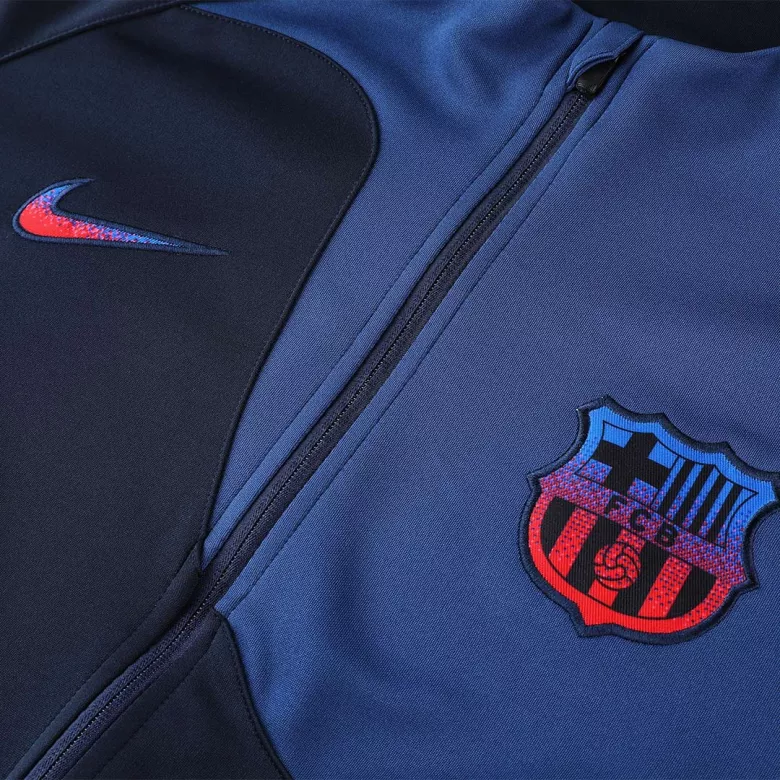 Barcelona Jacket Tracksuit 2022/23 Black - vstockx