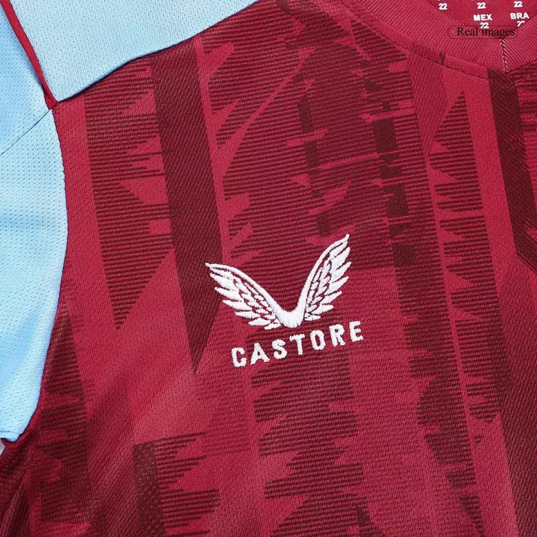 Aston Villa Home Kids Soccer Jerseys Kit 2023/24 - vstockx