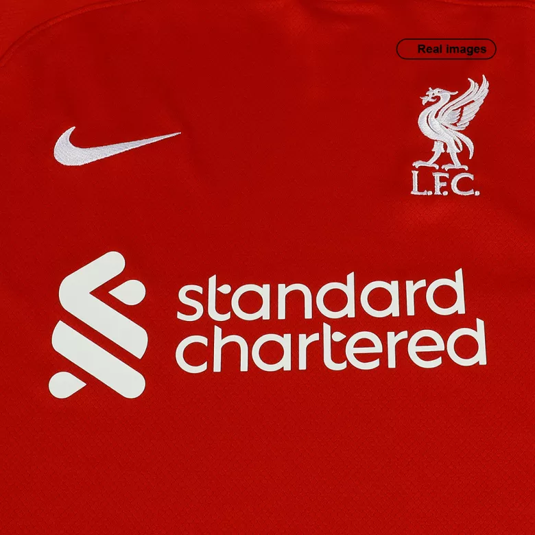 Liverpool Home Long Sleeve Soccer Jersey 2022/23 - vstockx