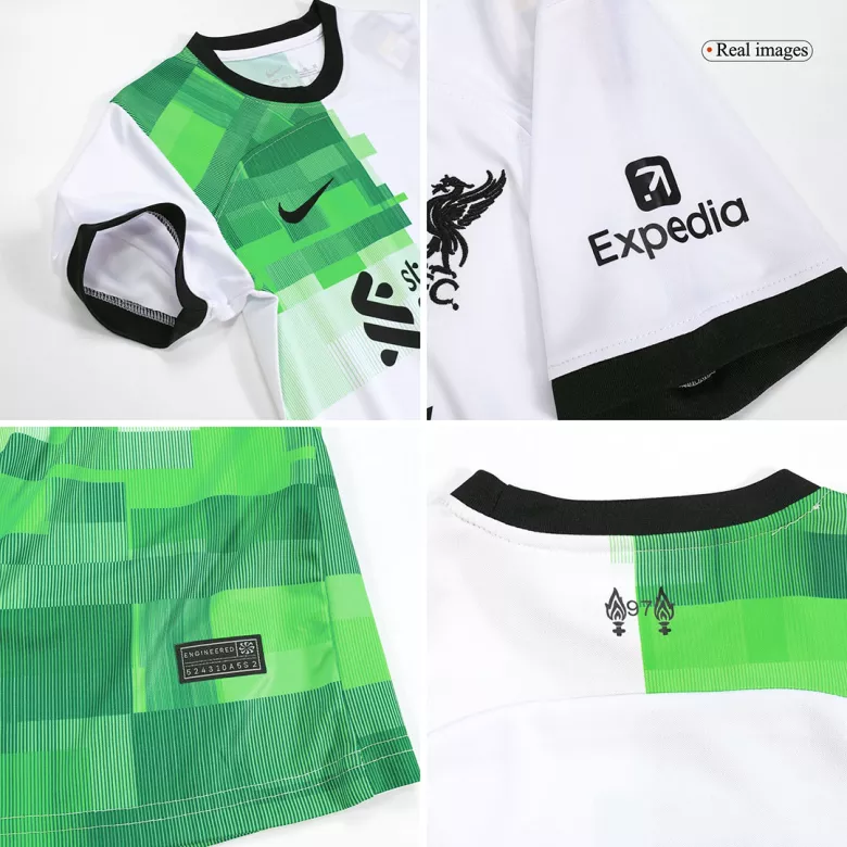 Kids Liverpool Away Soccer Jersey 2023/24 - Discount - vstockx