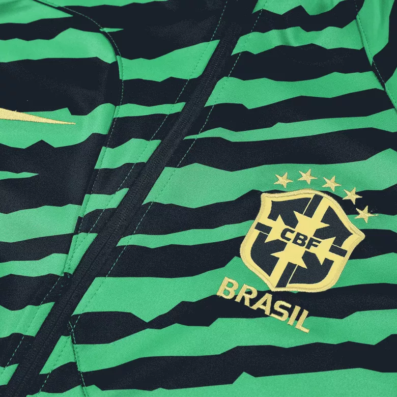 Brazil Jacket Tracksuit 2022 Green&Black - vstockx