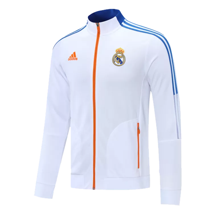 Real Madrid Track Jacket 2021/22 - White - vstockx