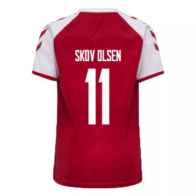 SKOV OLSEN #11 Denmark Home Soccer Jersey 2021 - vstockx