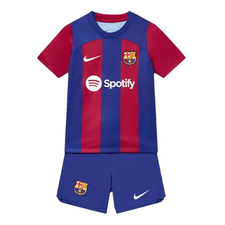 Barcelona Home Kids Jerseys Full Kit 2023/24 - vstockx