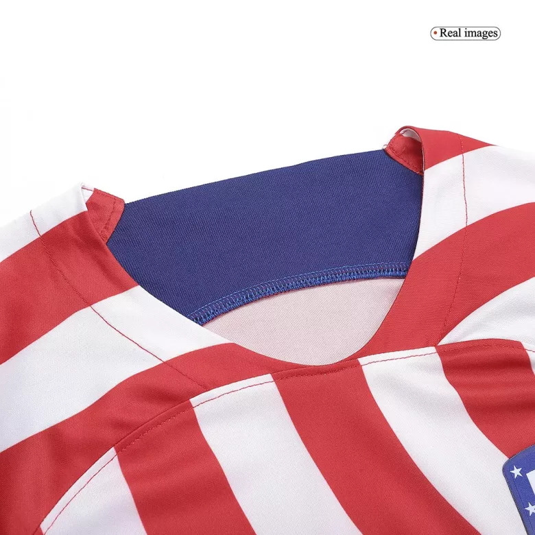 Atletico Madrid Home Long Sleeve Soccer Jersey 2022/23 - vstockx