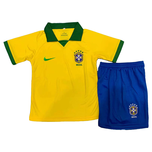 Brazil Home Kids Soccer Jerseys Kit 2019              �� - vstockx
