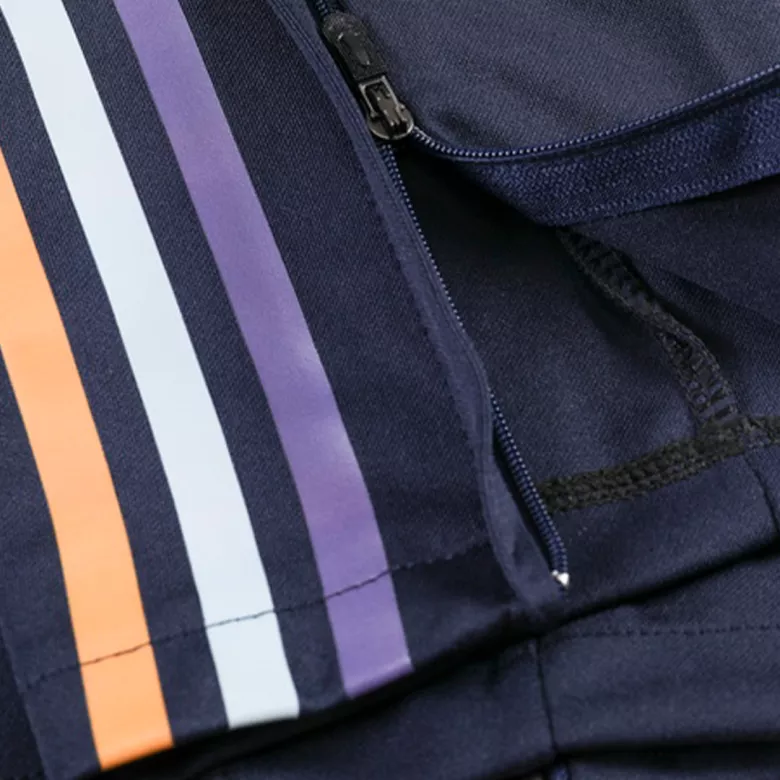 Real Madrid 1/4 Zip Tracksuit 2023/24 Kids Navy - vstockx