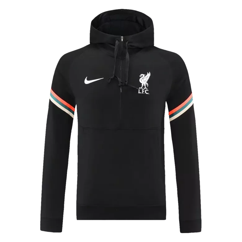 Liverpool Hoodie Tracksuit 2021/22 Black - vstockx