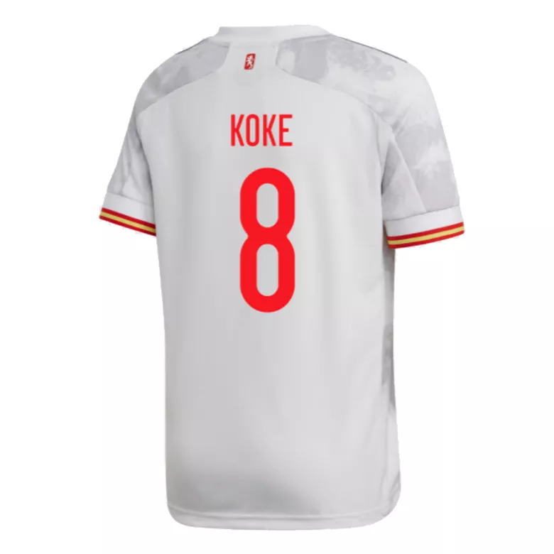 KOKE #8 Spain Away Soccer Jersey 2020 - vstockx